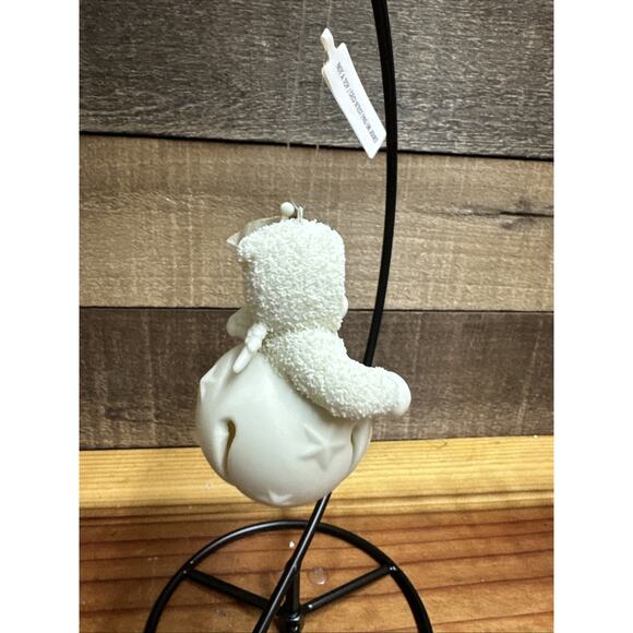 VTG Dept 56 Snowbabies Bell Christmas Ornament 2000 Millenium 4" In Box - Picture 3 of 4